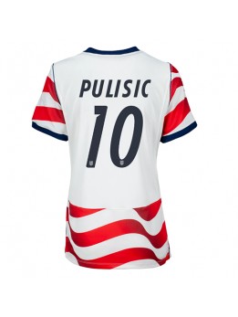 Ženski Nogometna dresi replika Združene države Christian Pulisic #10 Domači SP 2026 Kratek rokav